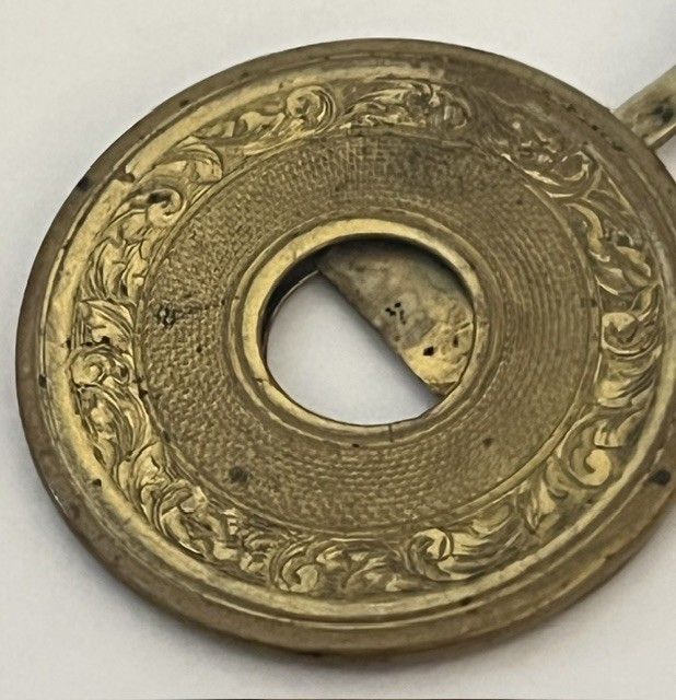Antique Brass Cigar Cutter Watch Fob