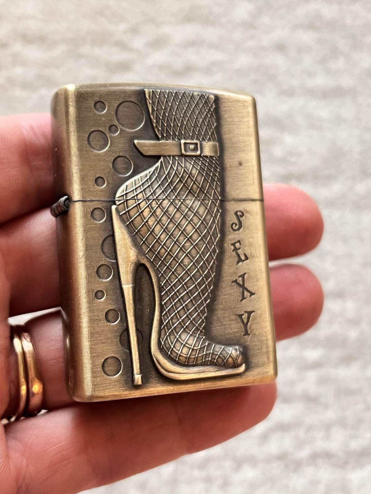 Vintage Style Brand New High Heel Lighter  Perfect Gift