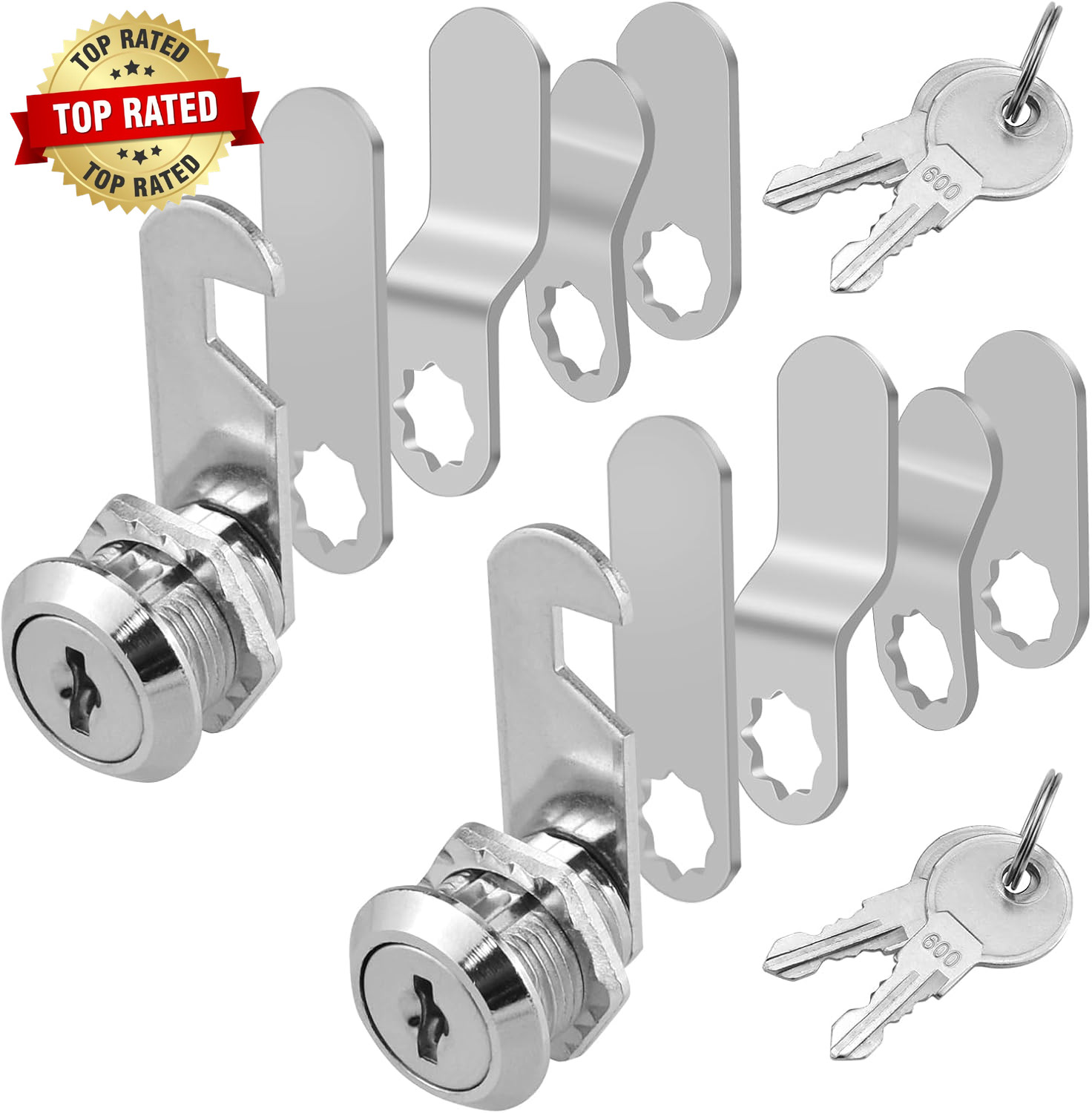 2Pcs Cabinet Lock with Keys