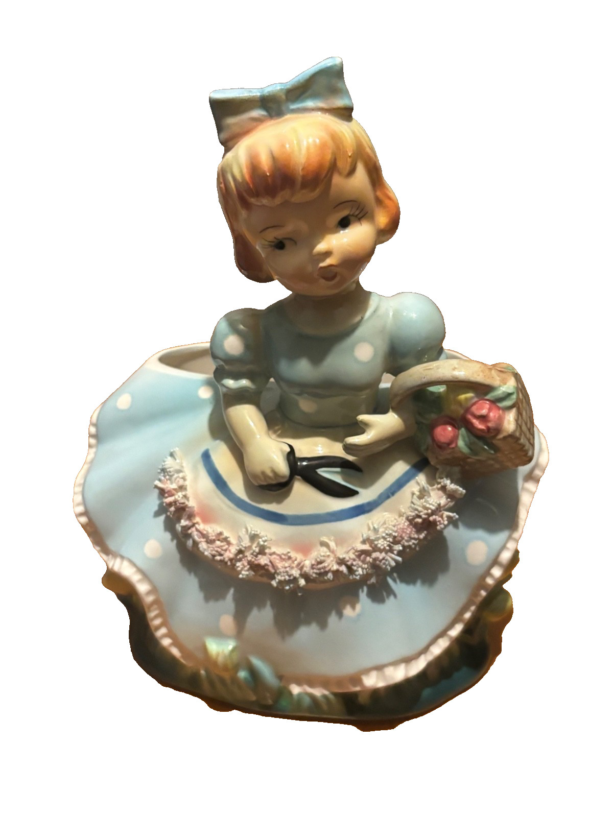 Vintage Relpo Flower Girl Planter A946