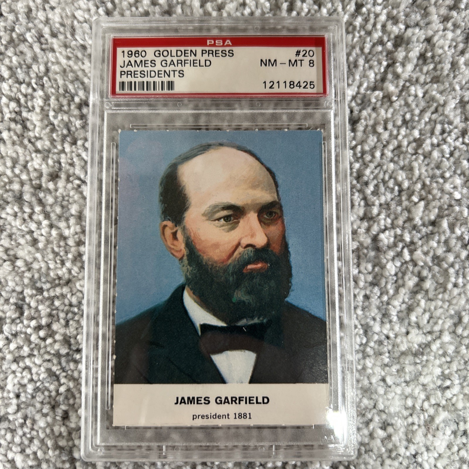 1960 GOLDEN PRESS PRESIDENTS 20 JAMES GARFIELD