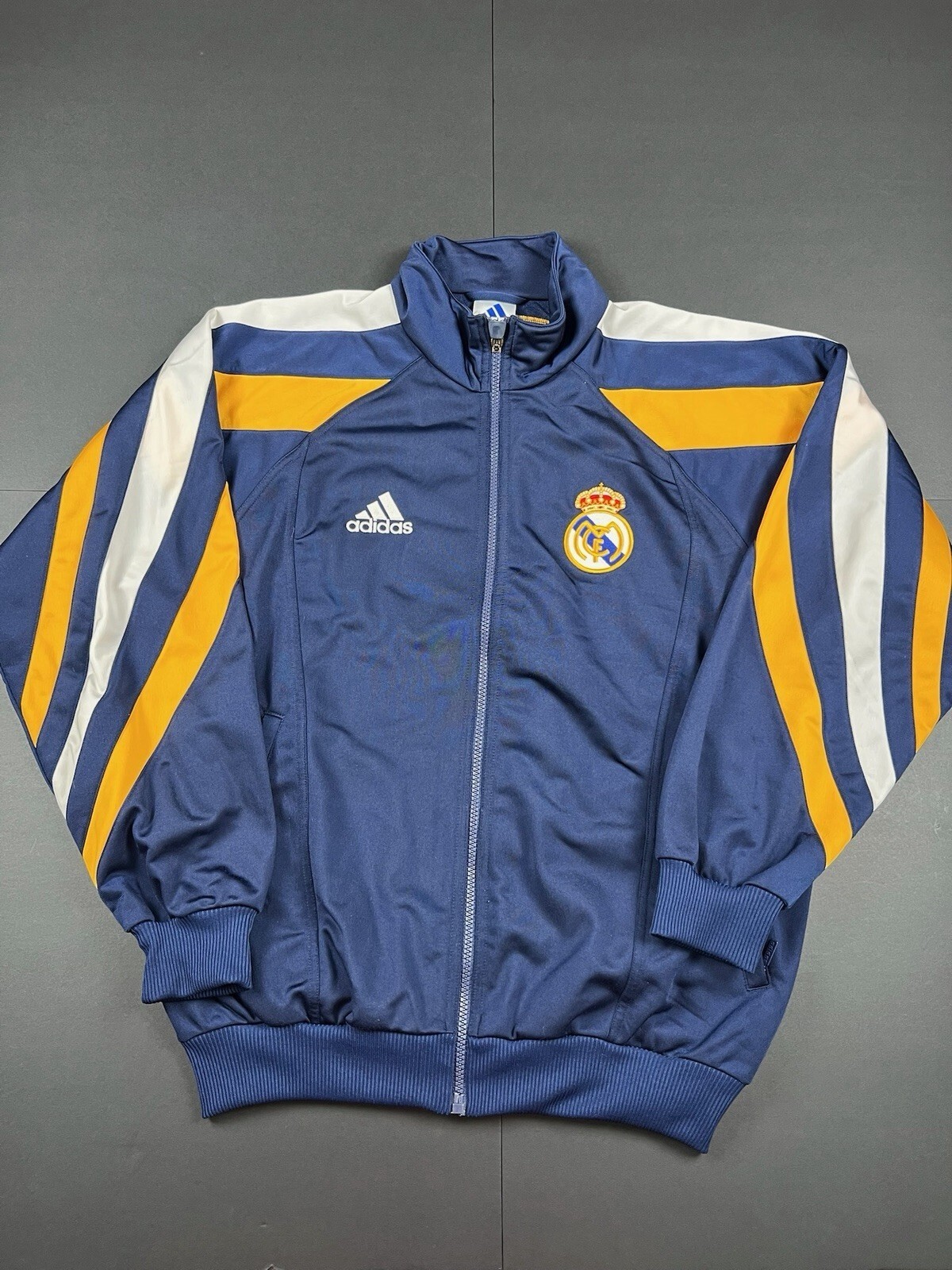 Original Adidas Real Madrid 1998/1999 Track Jacket Men Small (fit Medium) (2088)
