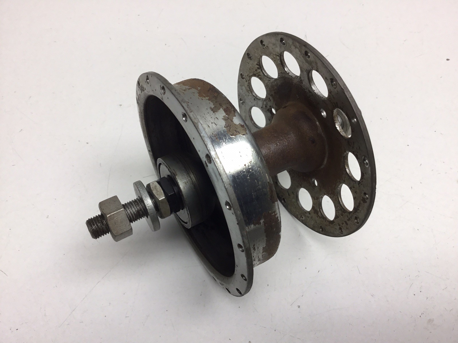 Vintage 1940/50s Schwinn Drum Brake Front Hub Phantom B6 Autocycle 