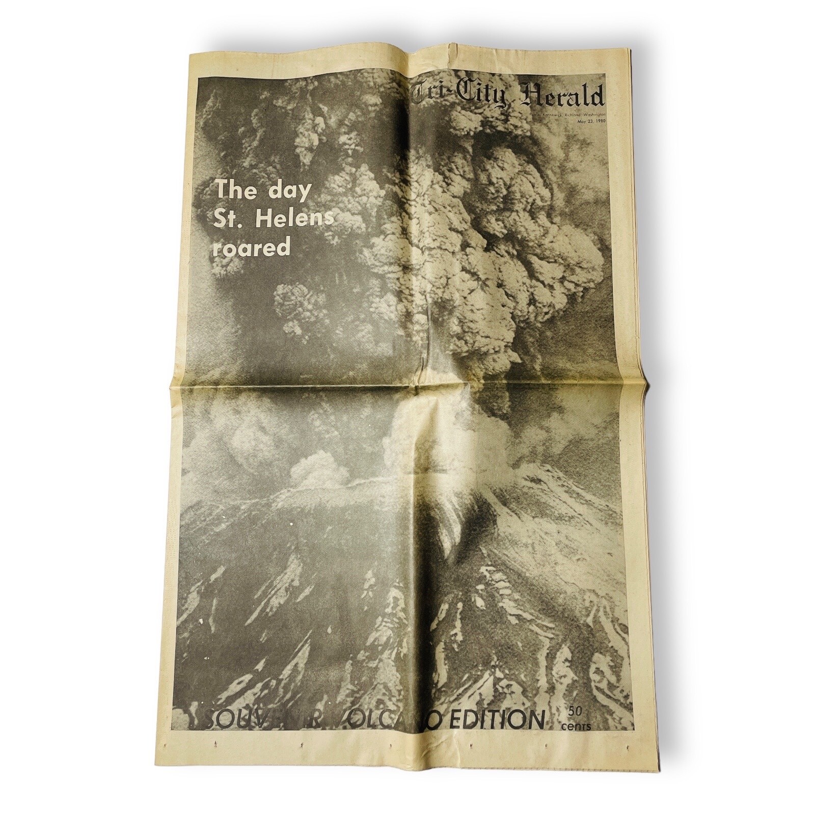 The Tri-City Herald Newspaper Mt St Helens Souvenir Issue May 1980 Washington