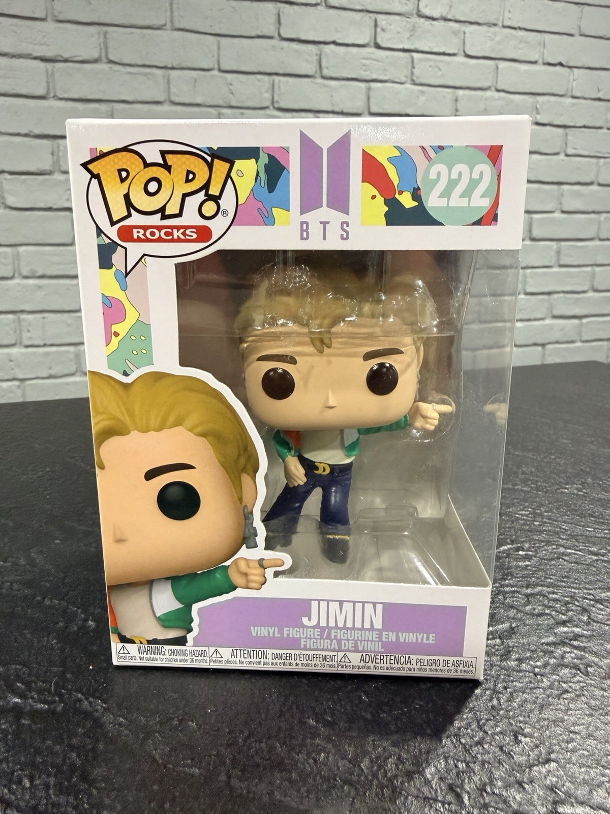 Funko Pop Rocks BTS Jimin Dynamite #222 Vinyl Figure Pop Vinyl 2021 Funko Pop Rocks BTS Jimin Dynamite #222 Vinyl Figure Pop Vinyl 2021
