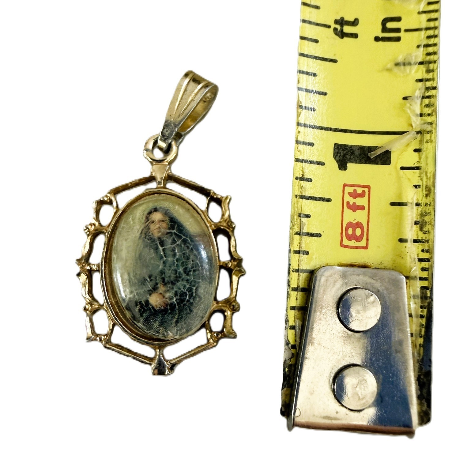 Vintage St Frances Xavier Cabrini Relic Medal Mother Cabrini Pray For Us Pendant Vintage St Frances Xavier Cabrini Relic Medal Mother Cabrini Pray For Us Pendant