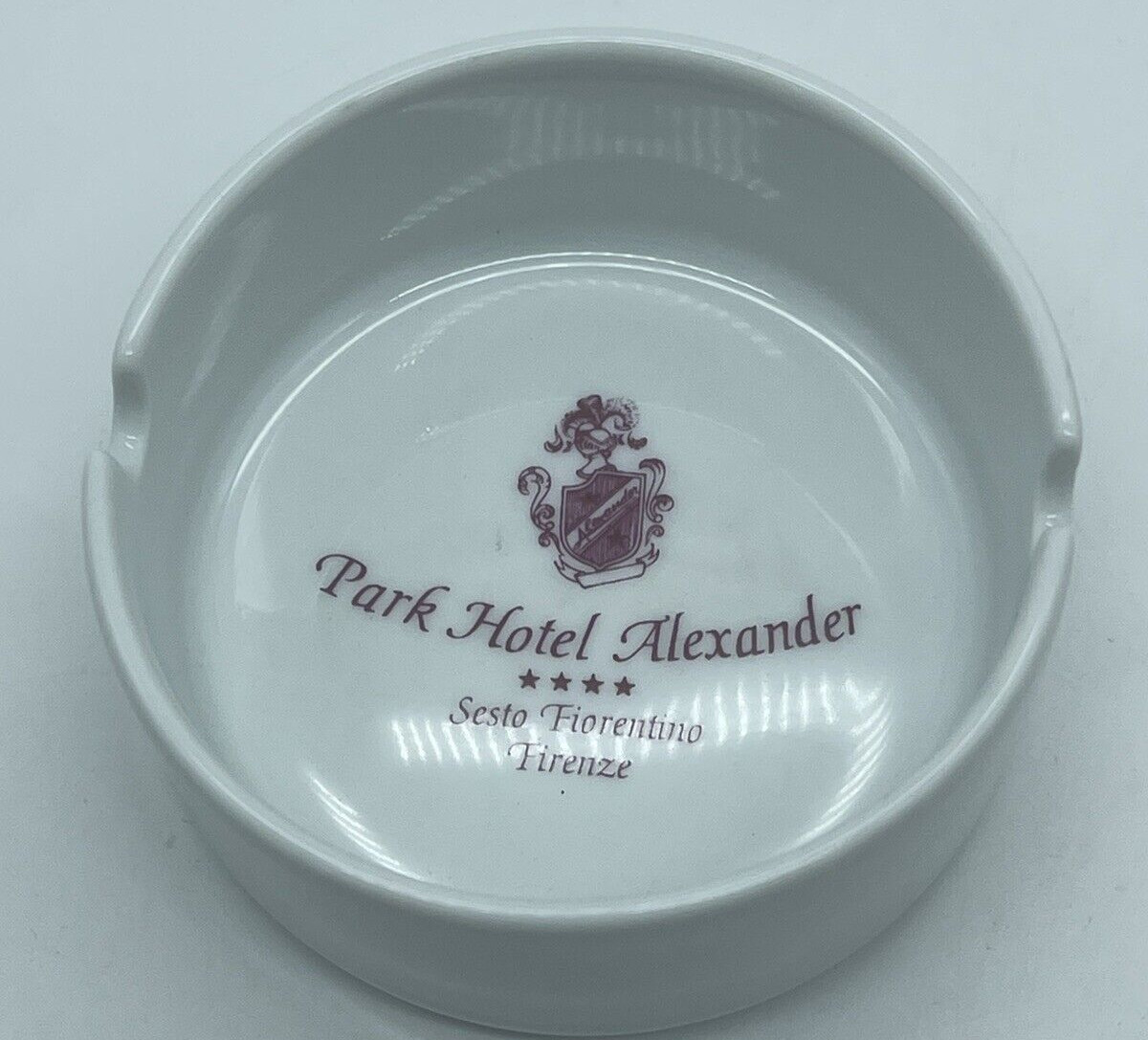 Vtg Richard Ginori Italy Park Hotel Alexander ~ Sesto Fiorentino Firenze Ashtray