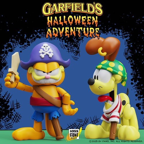 Boss Fight Studio Halloween Adventure Pirate Garfield Odie 2-Pack 4