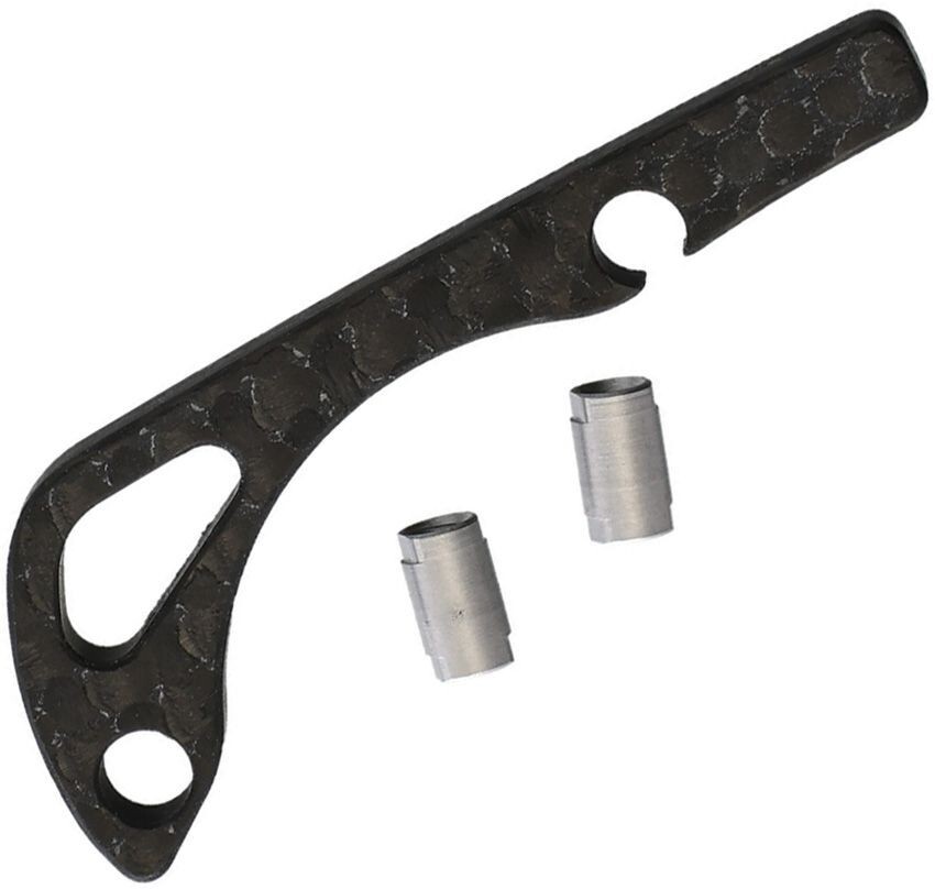 Flytanium Basket-Weave Carbon-Fiber Backspacer For Benchmade Mini Bugout Knife