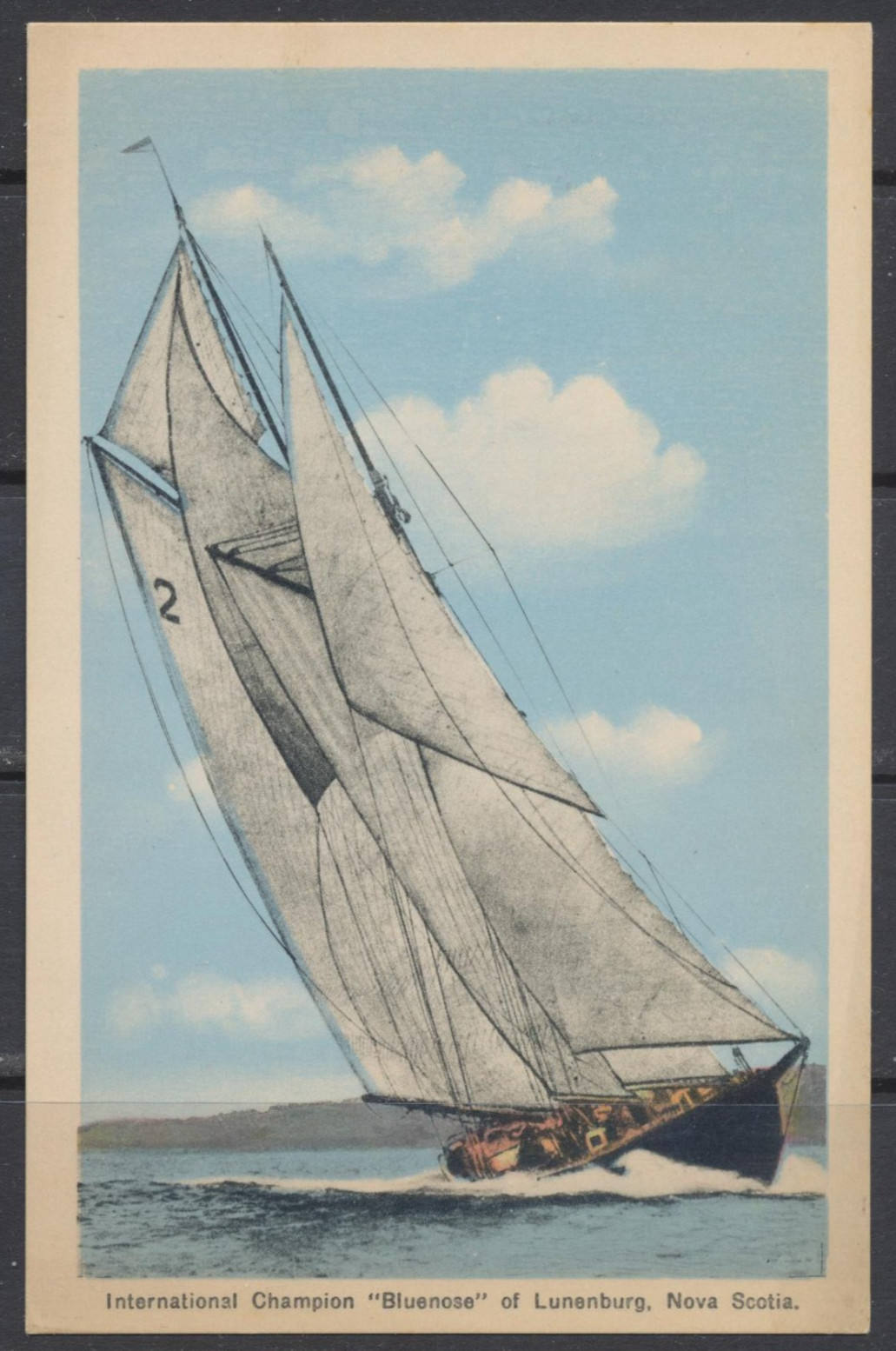 1920s-30s Canada ~ Lunenburg, N.S. ~ Bluenose Schooner ~ International Champion