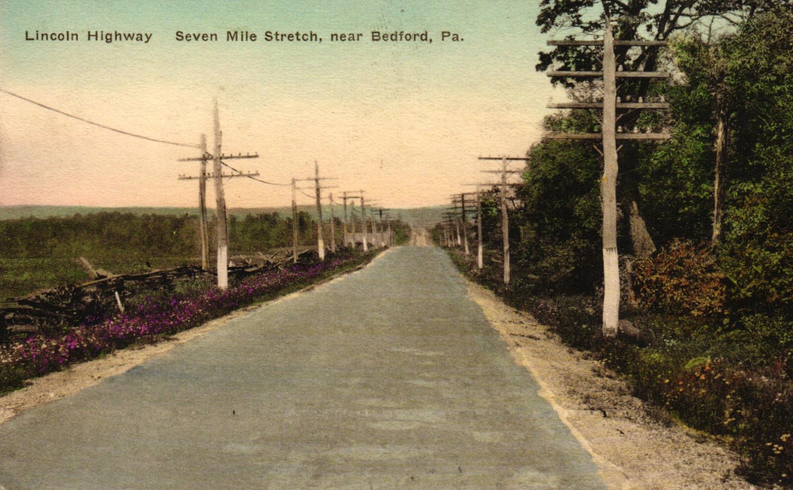Lincoln Highway Pennsylvania - Seven Mile Stretch Near Bedford, Pa.