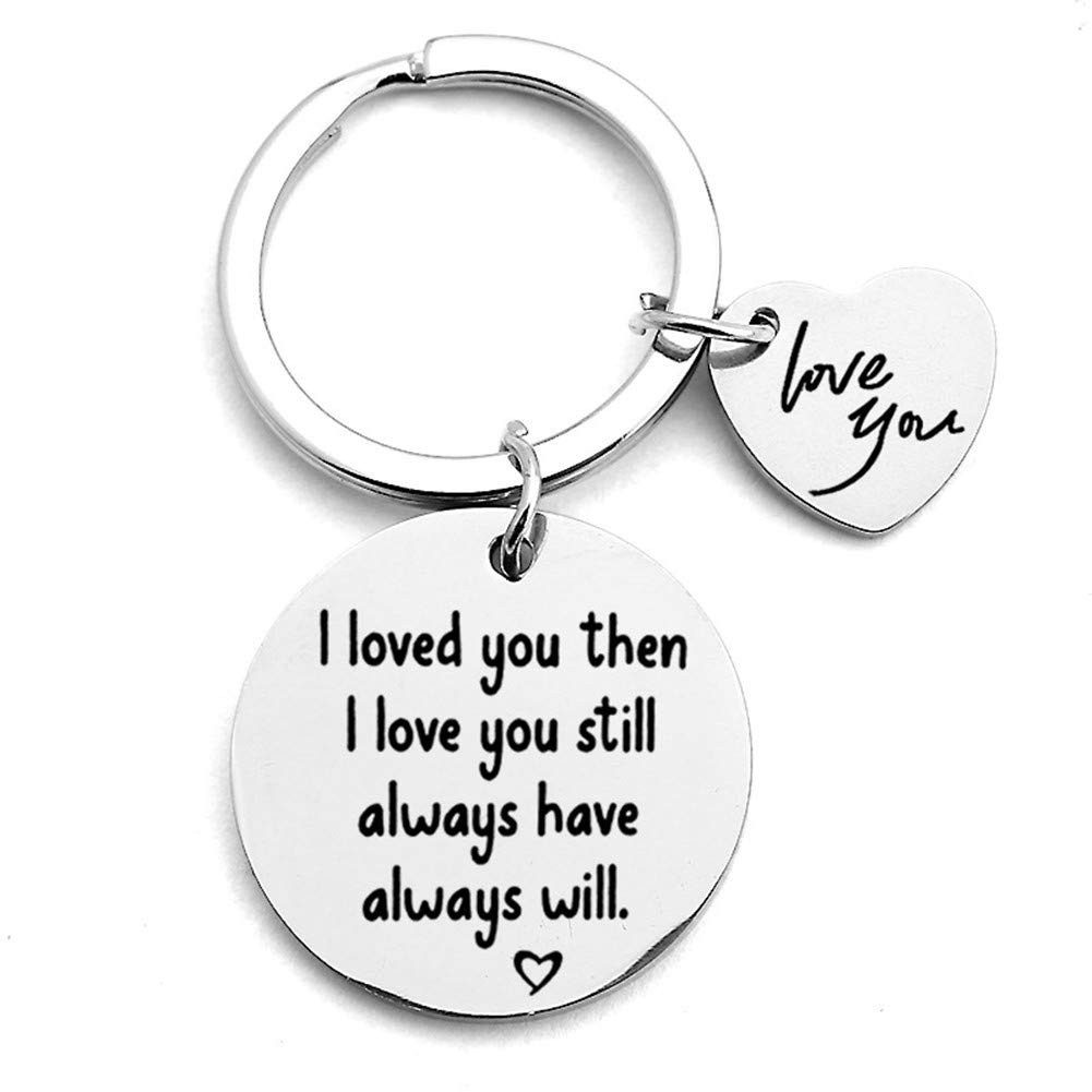 ShiQiao I Love You Keychain for Boyfriend Husband Girlfriend Wife - Couple Gi