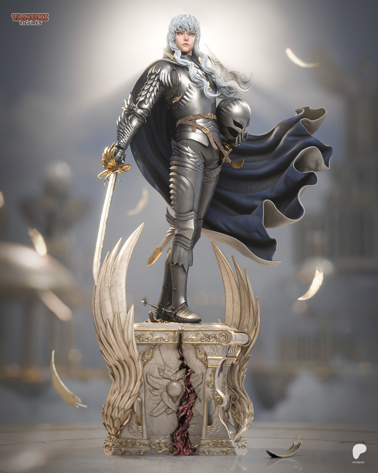 1:8 Griffith Berserk Fan Art UNPAINTED Resin Garage Kit