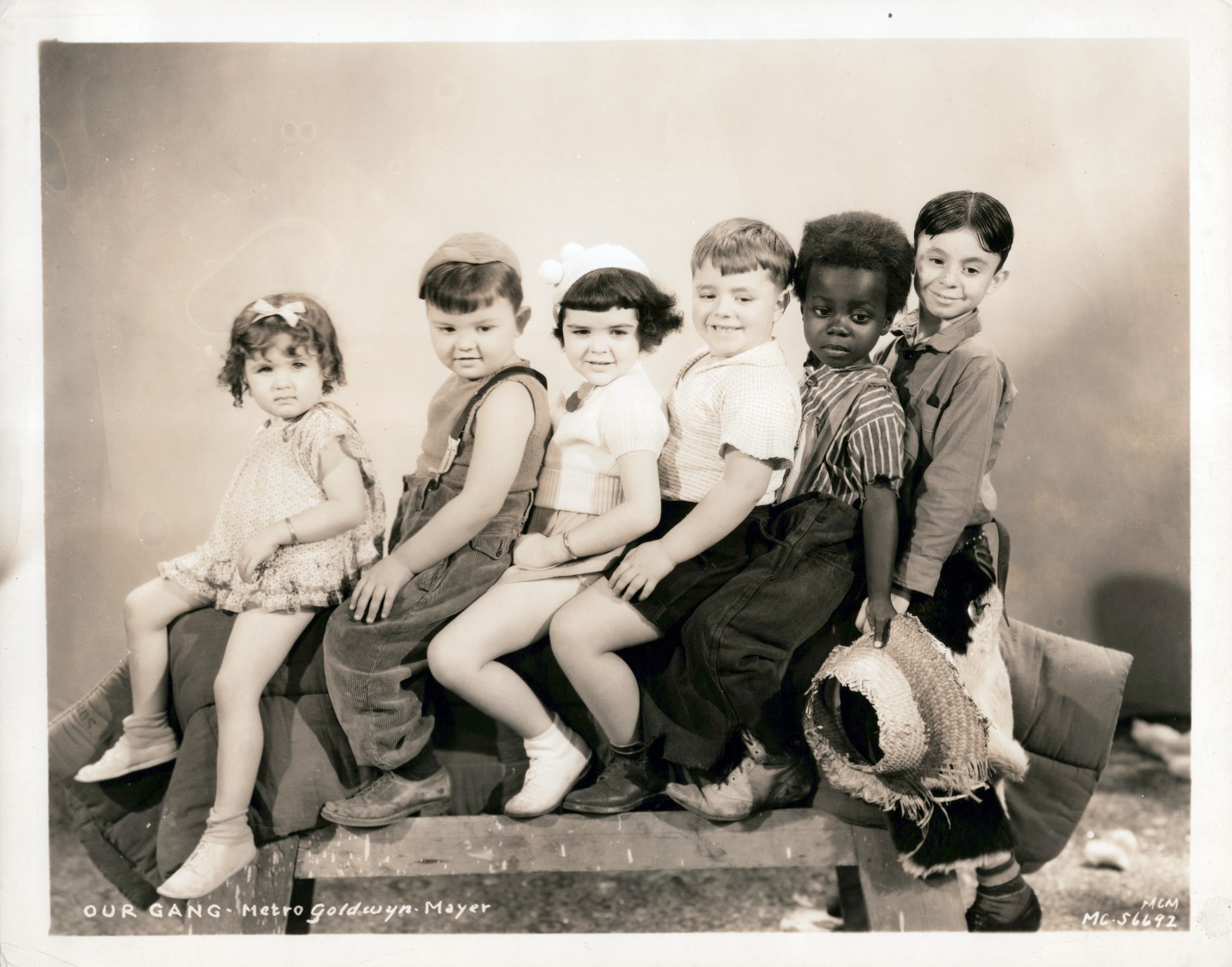 Our Gang Little Rascals 1937 8x10 MGM Photo Spanky Alfalfa Darla Buckwheat