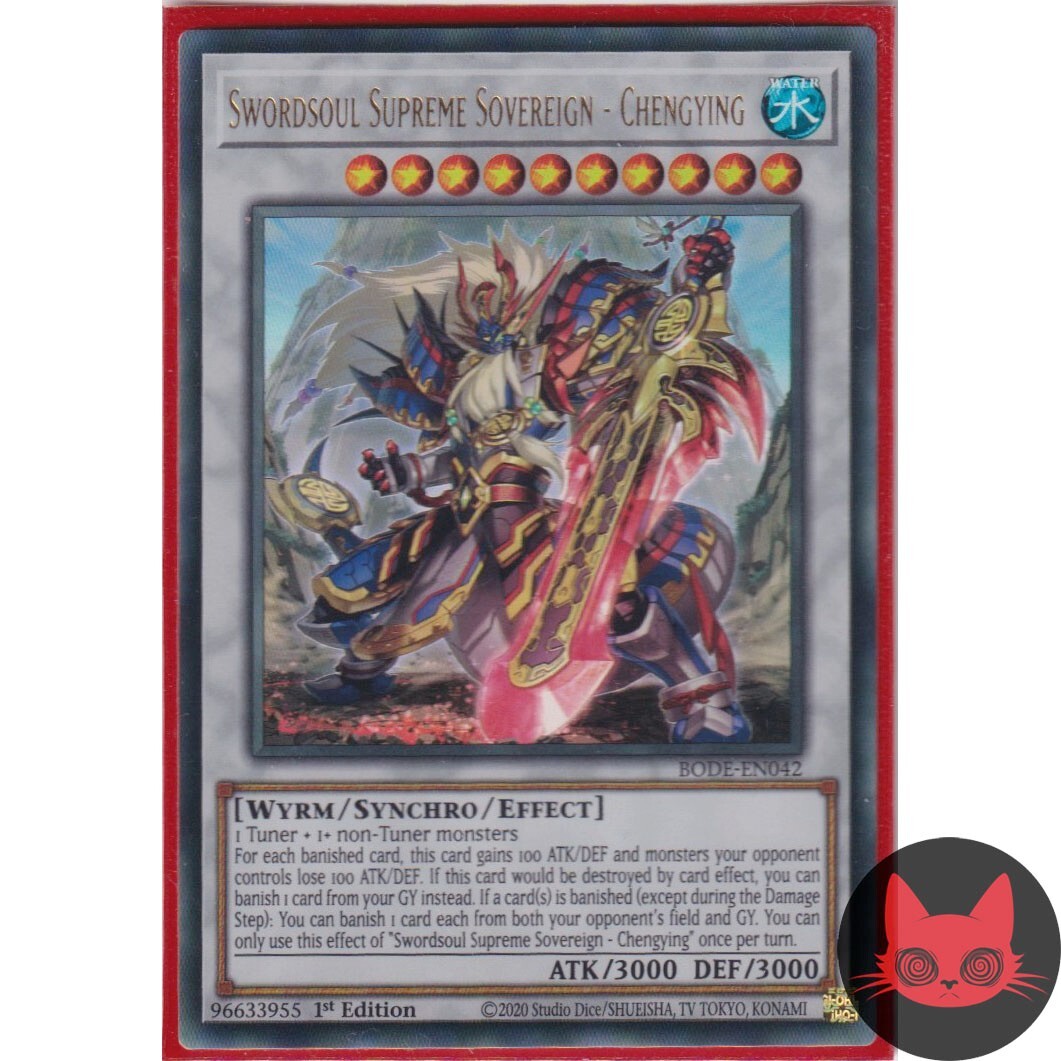 Yugioh Swordsoul Supreme Sovereign - Chengying BODE-EN042 Ultra Rare 1st Ed NM
