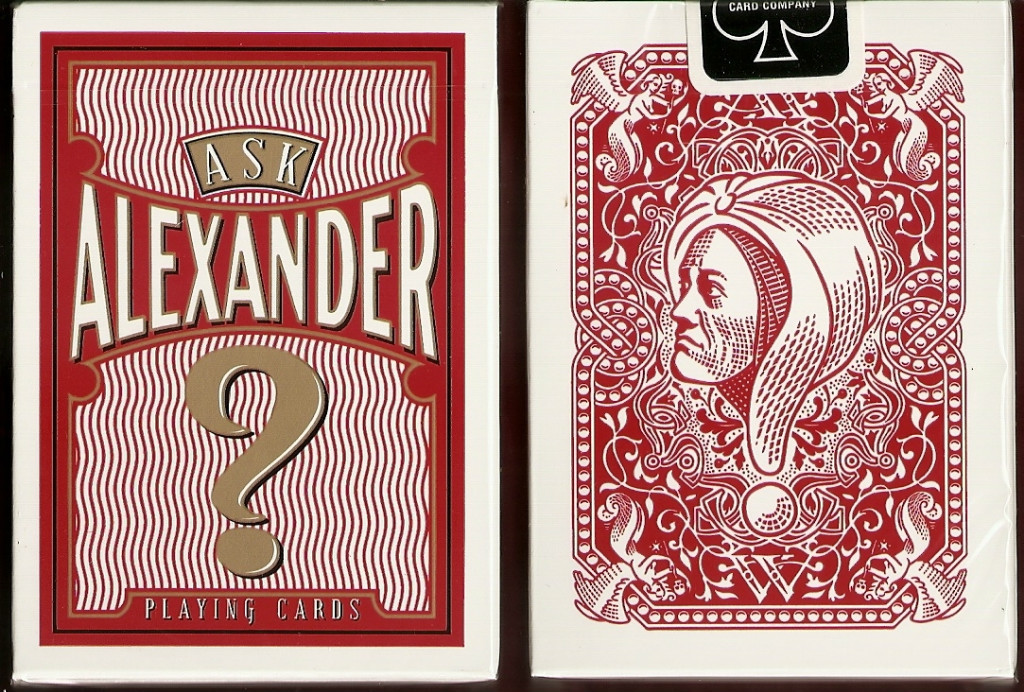 Ask Alexander playing cards (Cambric finish)
