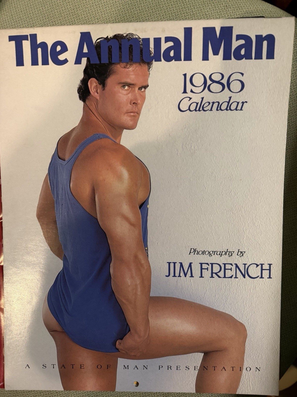COLT STUDIOS*JIM FRENCH ANNUAL MAN   1986  CALENDAR* COLLECTORS ITEM