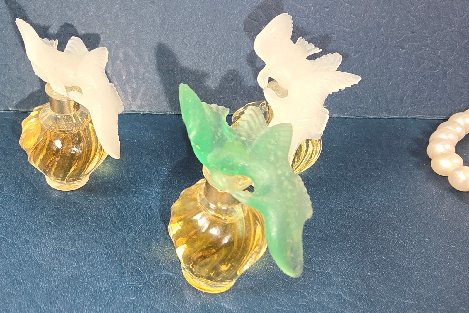 Rare Vintage Nina Ricci L\'Air du Temps Parfum Mini Lot of 3 Bottles