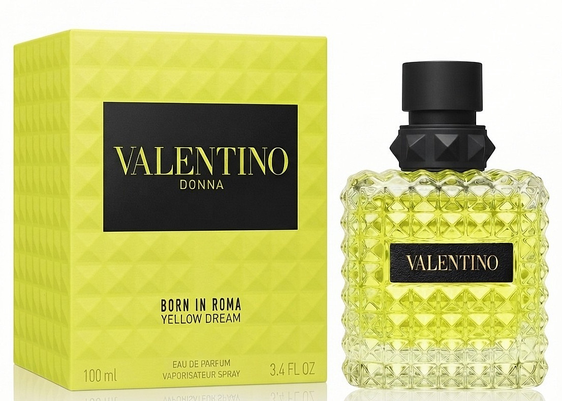 Donna Born In Roma Yellow Dream by Valentino for her EDP 3.3 / 3.4 oz New in Box