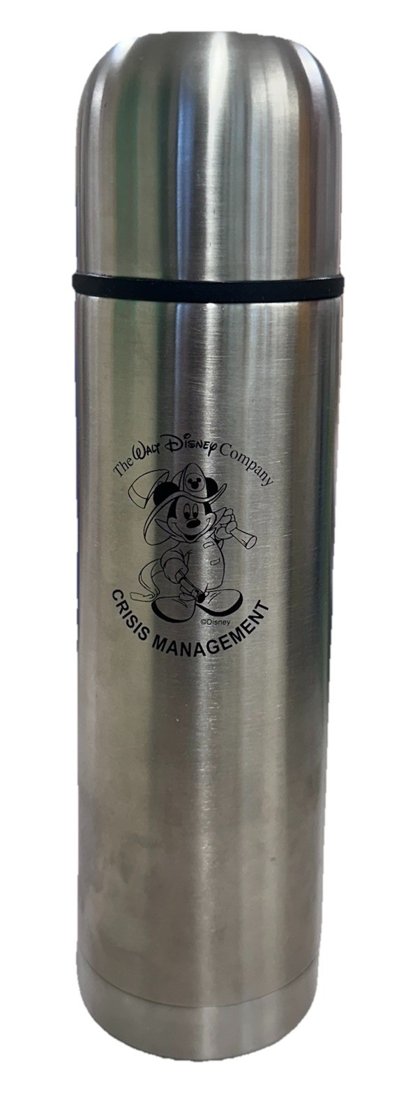 Rare HTF Disney Cast Member Exclusive Crisis Management Reusable Water Bottle