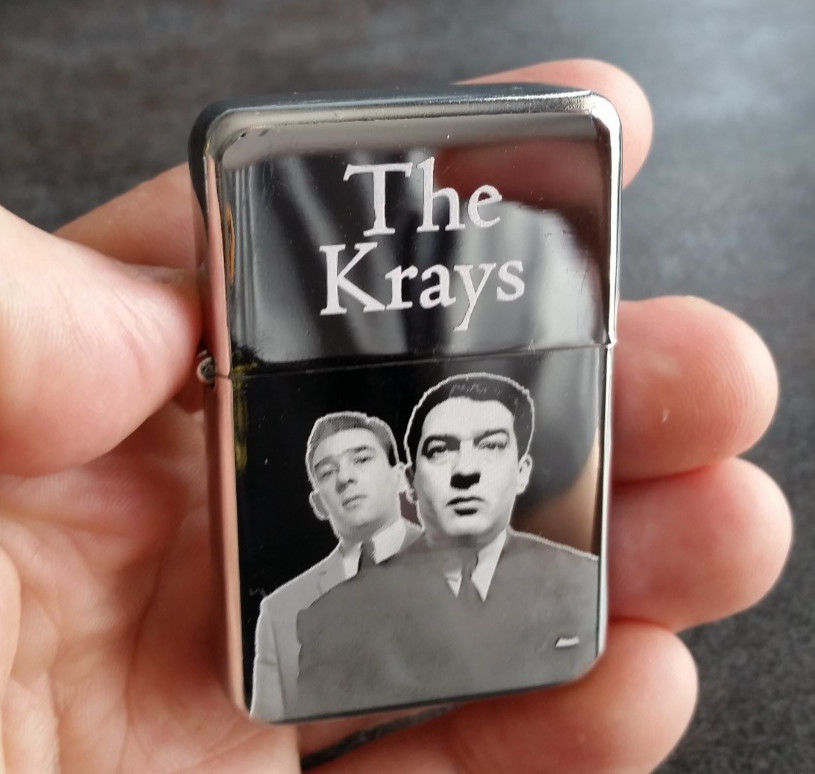 The Kray Twins Engraved Lighter with Gift Box - FREE ENGRAVING