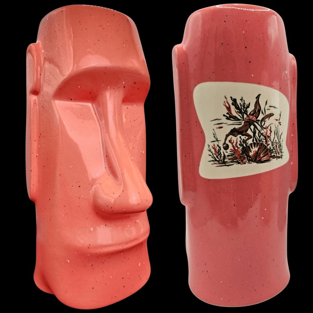 Deep Sea Diver Vintage Aloha Shirt Tribute Tiki Mug Coral Katiki Kustoms Deep Sea Diver Vintage Aloha Shirt Tribute Tiki Mug Coral Katiki Kustoms