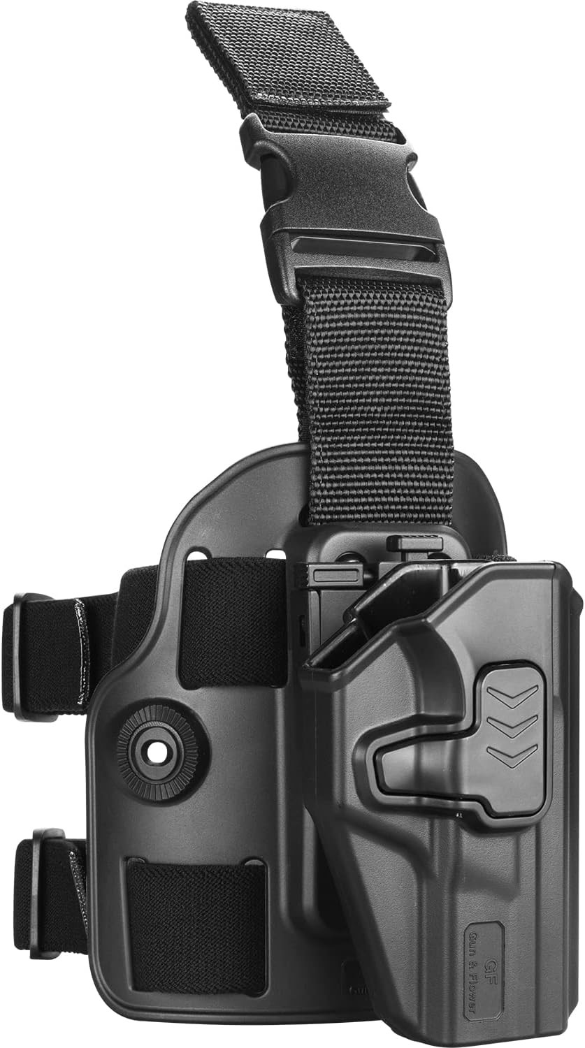 M&P 9 Drop Leg Holster Level II Retention Index Finger Release Fit S&W M&P