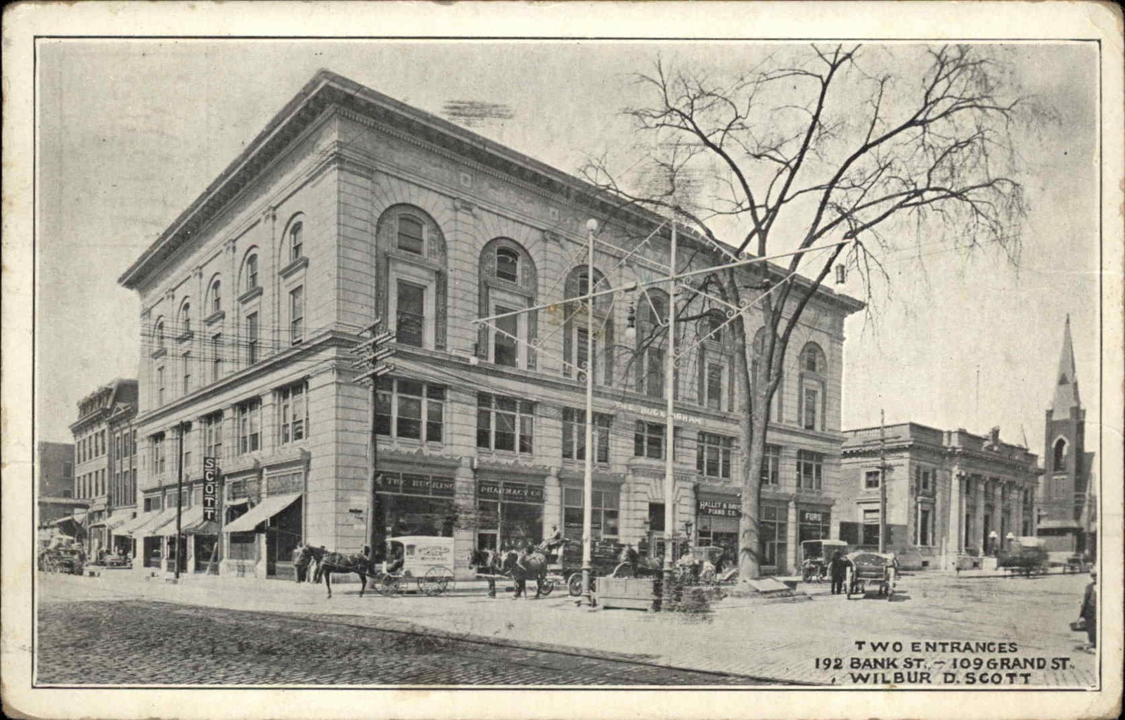 Waterbury CT Connecticut Wilbur Scott Sales Ad c1900-20\'S Vintage Postcard