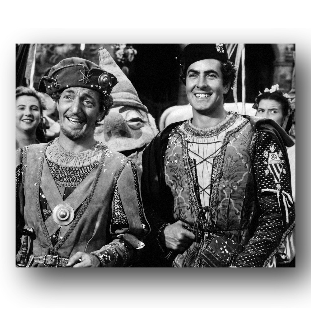 Tyrone Power Jr. And Everett Sloane Photo 8x10 Candid Portrait Tyrone Power Jr. And Everett Sloane Photo 8x10 Candid Portrait