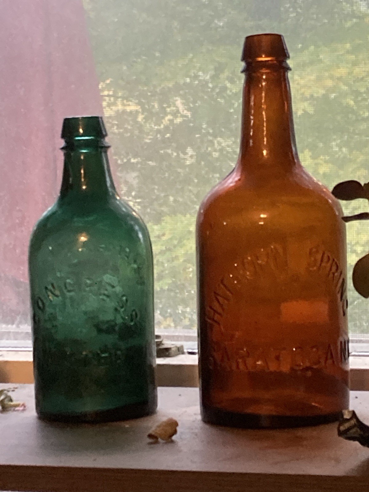 Antique Mineral Water Bottles  READ