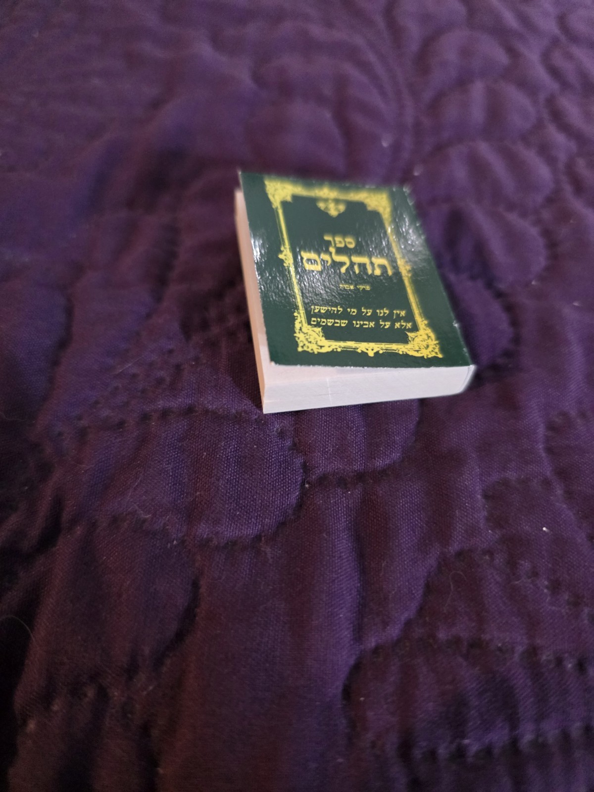 Miniature Hebrew Complete ⁠Book of Psalms (Sefer Tehillim)