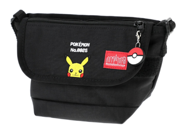 Pokémon x Manhattan Portage Pikachu Messenger Bag with Nylon Flap New