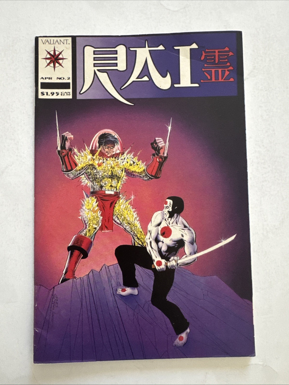 VALIANT COMICS RAI #2 (VOL.2 1992) 1ST APPEARANCE OF ICESPIKE VALIANT COMICS RAI #2 (VOL.2 1992) 1ST APPEARANCE OF ICESPIKE