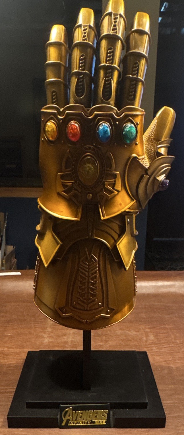 Metal Thanos Infinity Gauntlet W/ 2 Sets Infinity Stones Cosplay Marvel End Game