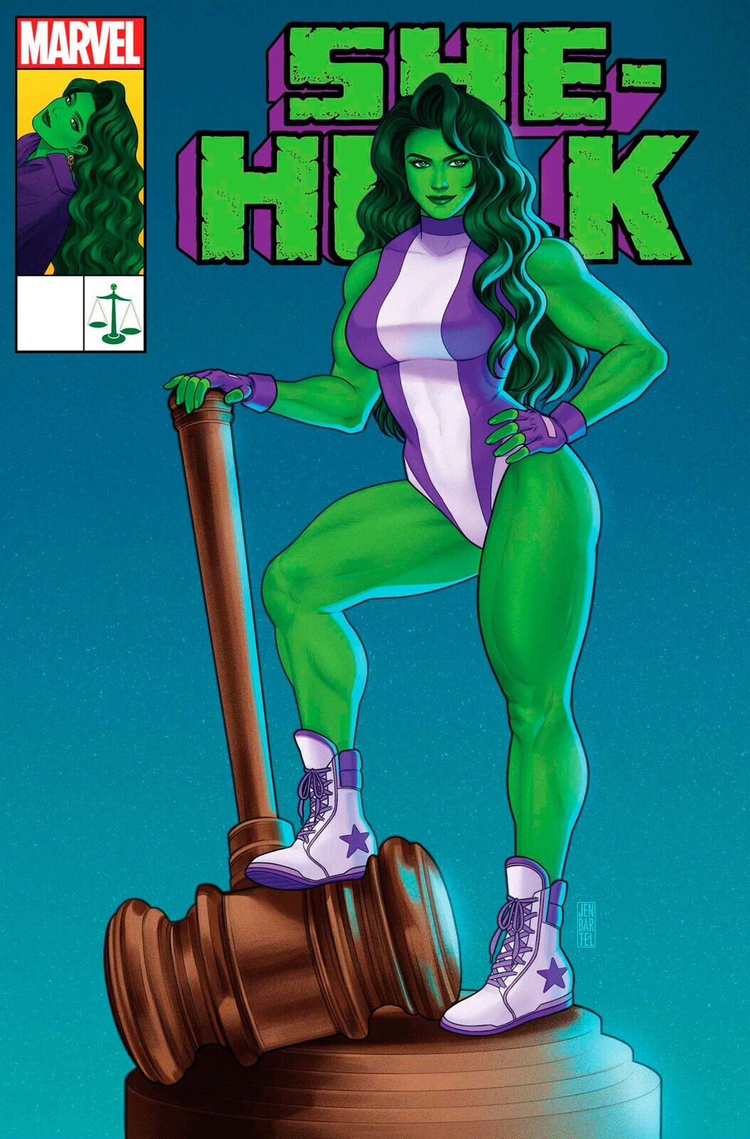 She Hulk #12 cover A Bartel Marvel Comic 1st Print 2023 NM