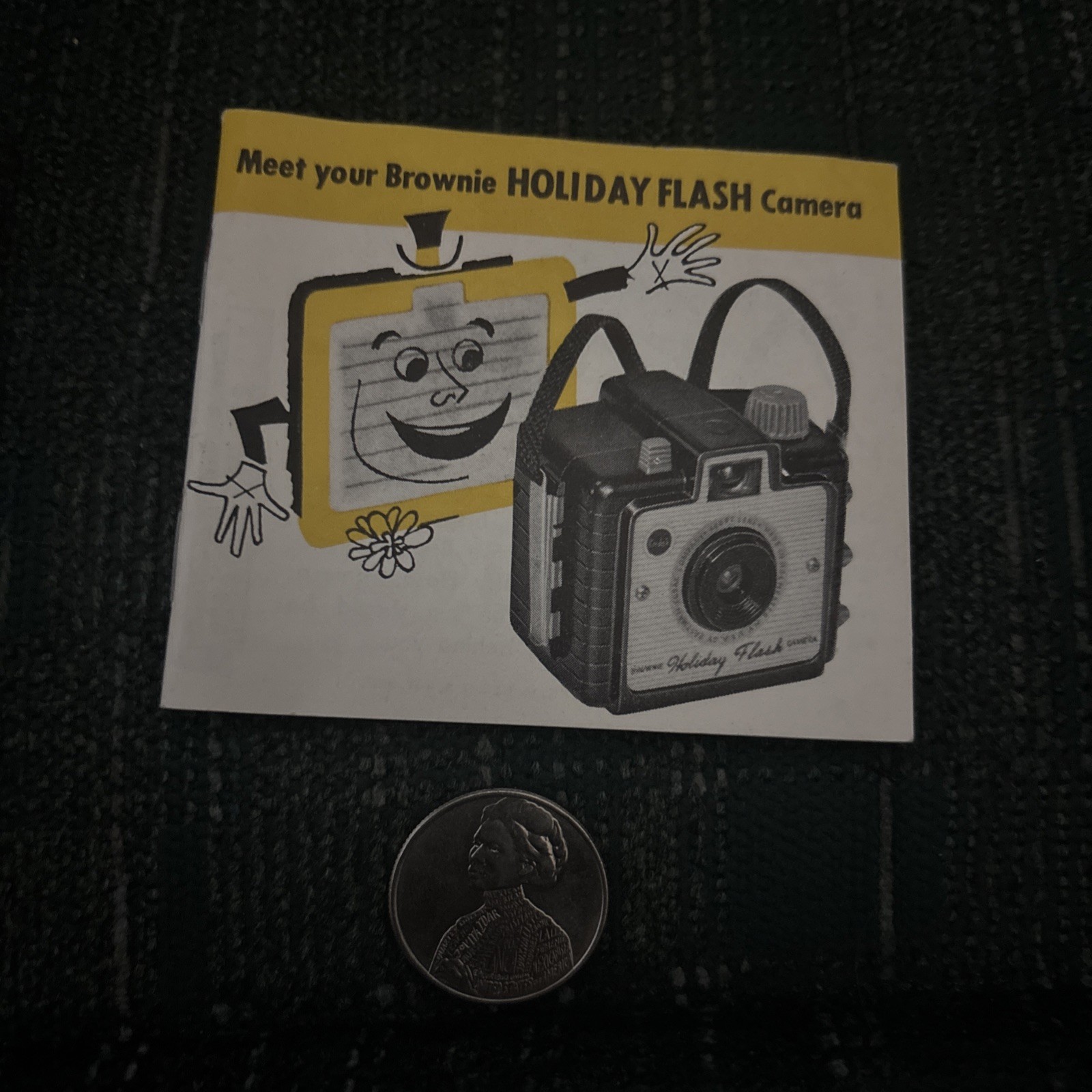 Vintage 1954 Kodak Brownie Holiday Flash Booklet