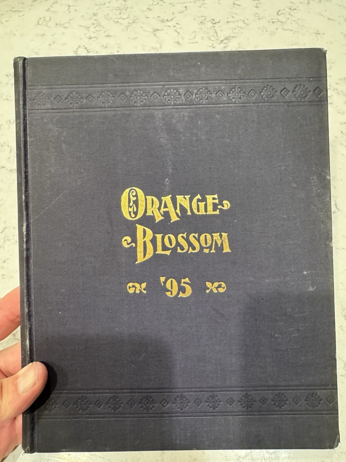 1895 Antique Baker University Baldwin Kansas The Orange Blossom Yearbook EUC