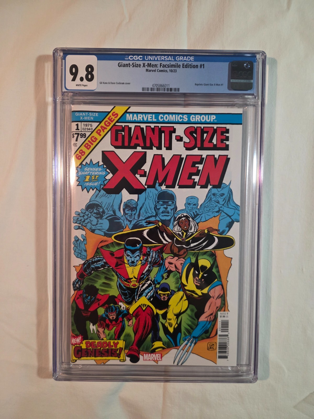 Giant Size X-Men Facsimile CGC 9.8 Giant Size X-Men Facsimile CGC 9.8