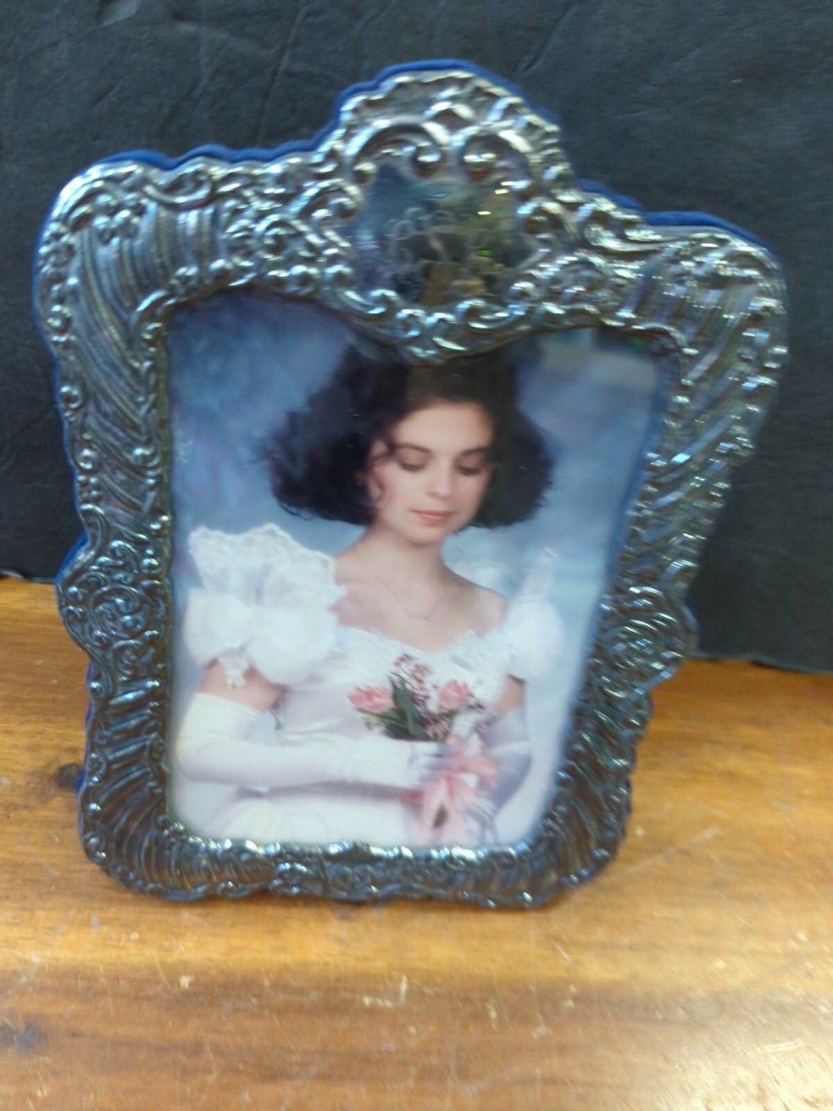 Vintage Sterling Silver Victorian Style Picture Frame JR 925 Reposse 4 By 6\