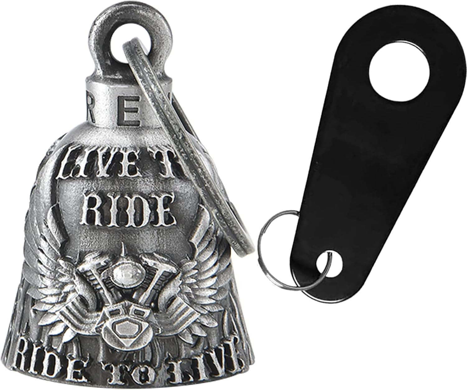 Motorcycle Bell Guardian Angel Drive Away Gremlin, Biker Bell for Men Women Ride Motorcycle Bell Guardian Angel Drive Away Gremlin, Biker Bell for Men Women Ride