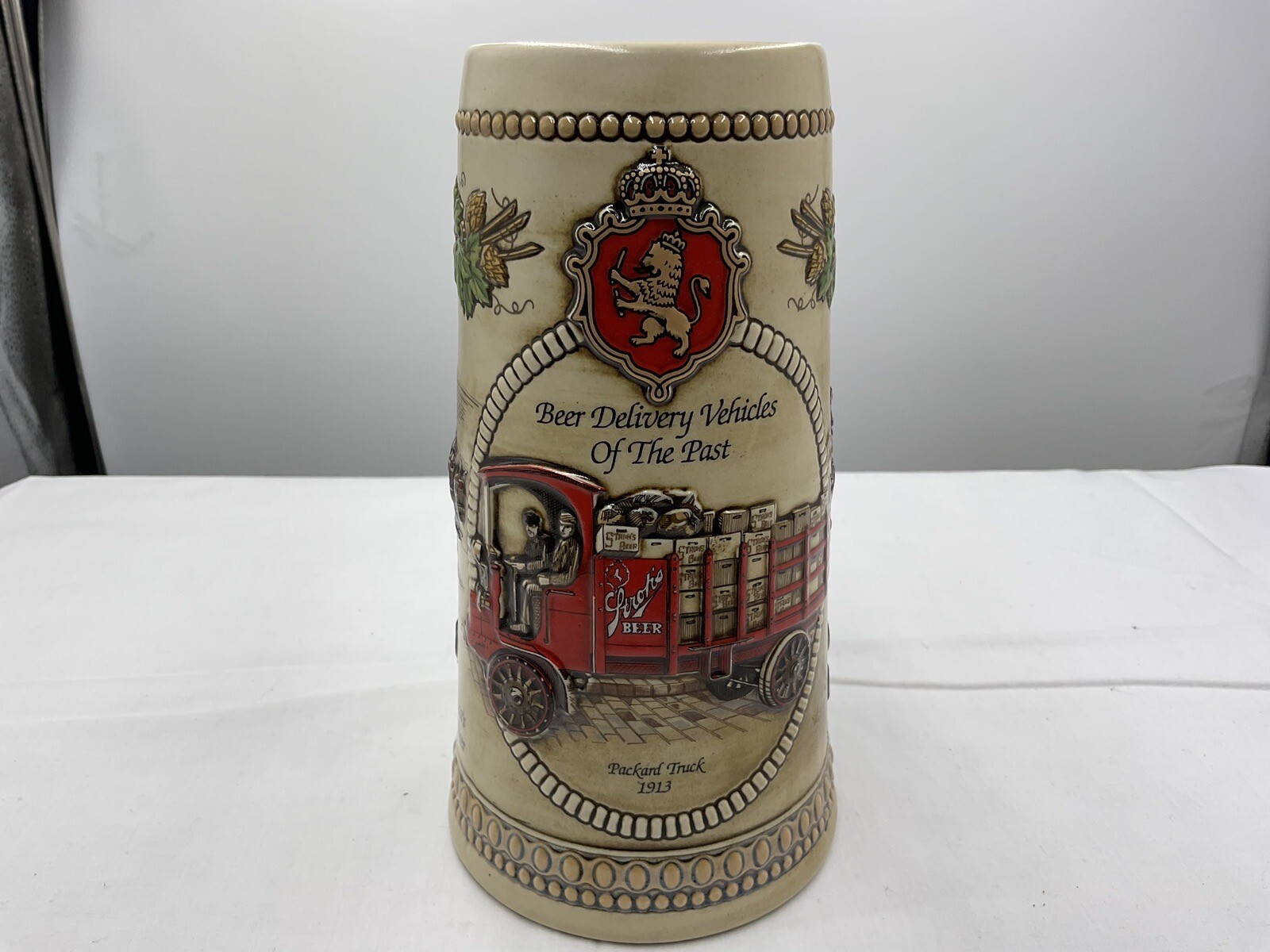 Stroh\'s Beer Stein Mug Ceramarte-DELIVERY VEHICLES-of PAST-Heritage