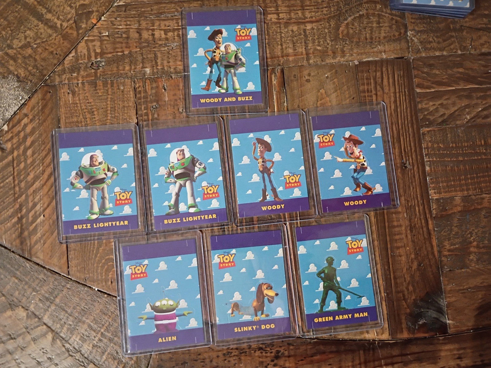1995 SKYBOX TOY STORY pop-up CARDS JUST RIPPED ANS MINT