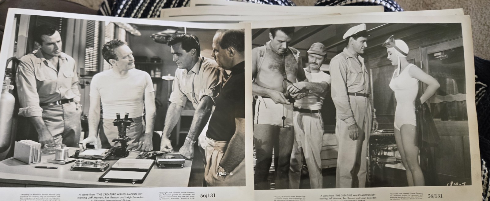 VINTAGE 1956 The Creature Walks Among Us Original Studio Press Photo Set (26)