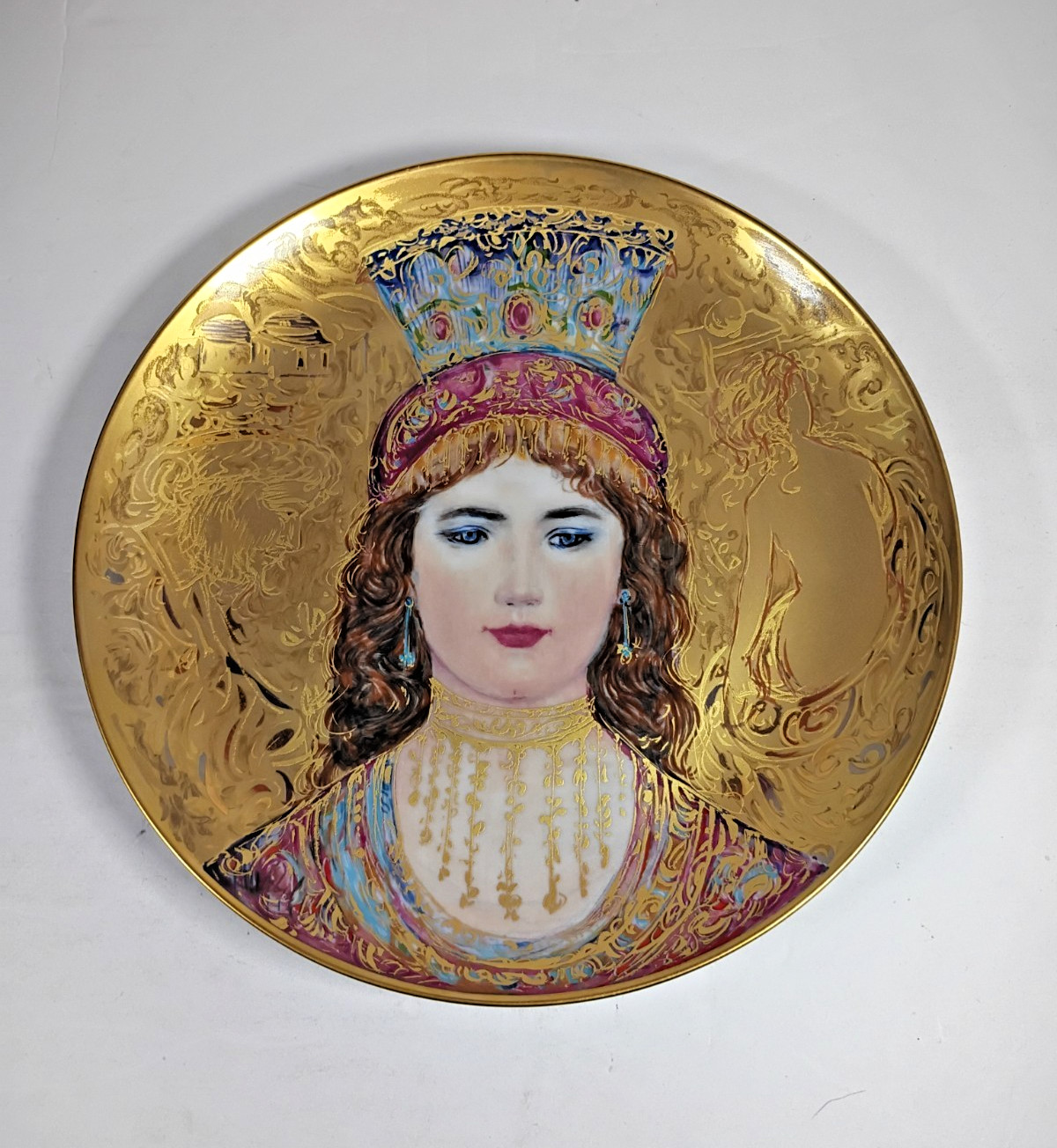 Rare / Hibel / Bathsheba Edna Hibel Plate / Fourth of the Series \ Rare / Hibel / Bathsheba Edna Hibel Plate / Fourth of the Series \