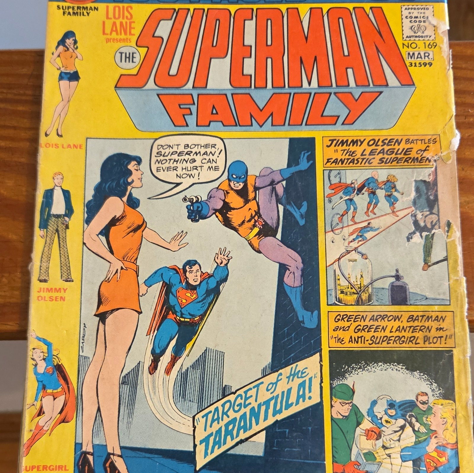 DC Comics Superman Family #169 (Mar 1974) Bronze Age Superman Supergirl
