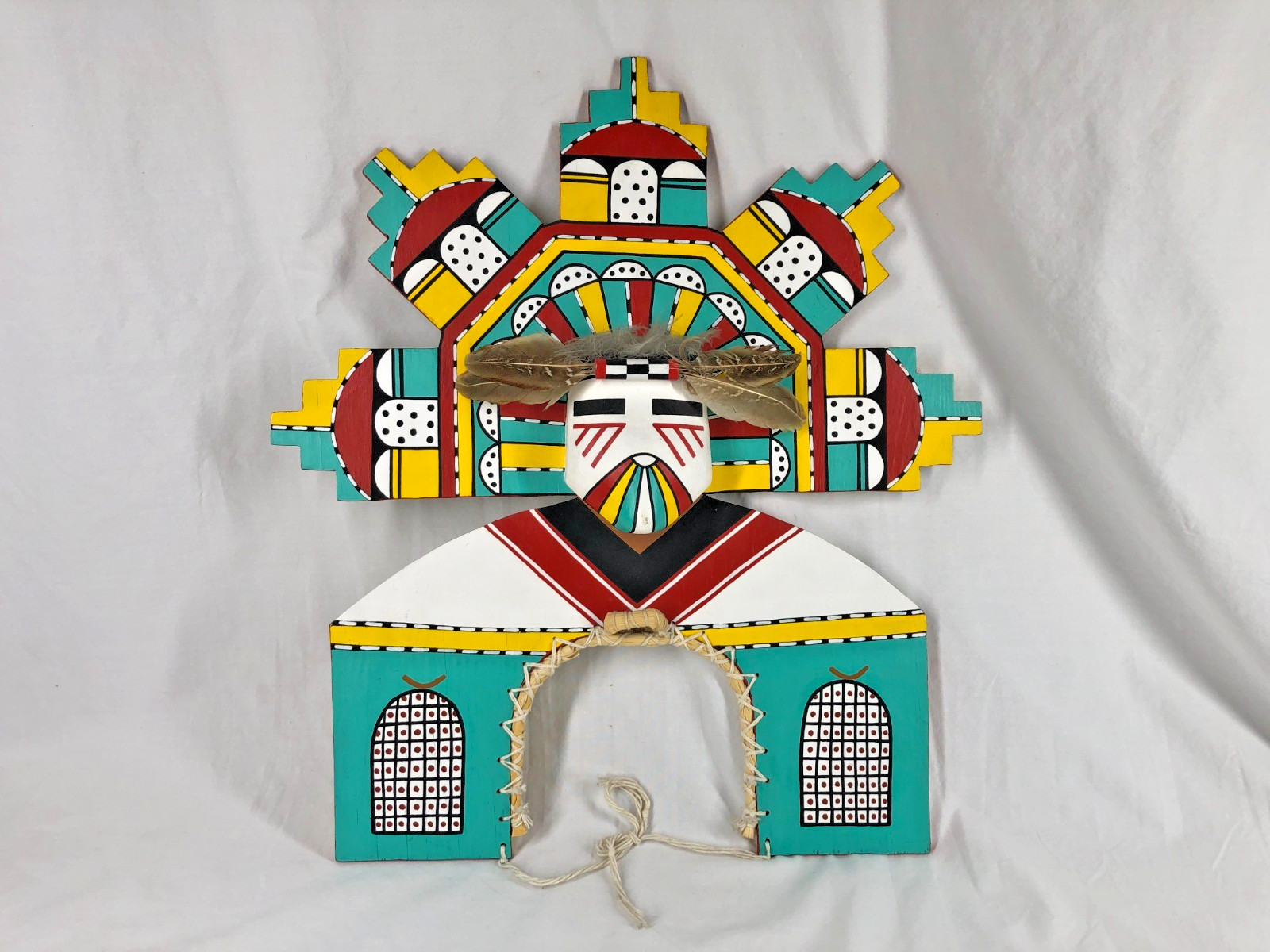 OUTSTANDING VINTAGE ORIGINAL HOPI MADE TABLITA 19 1/4