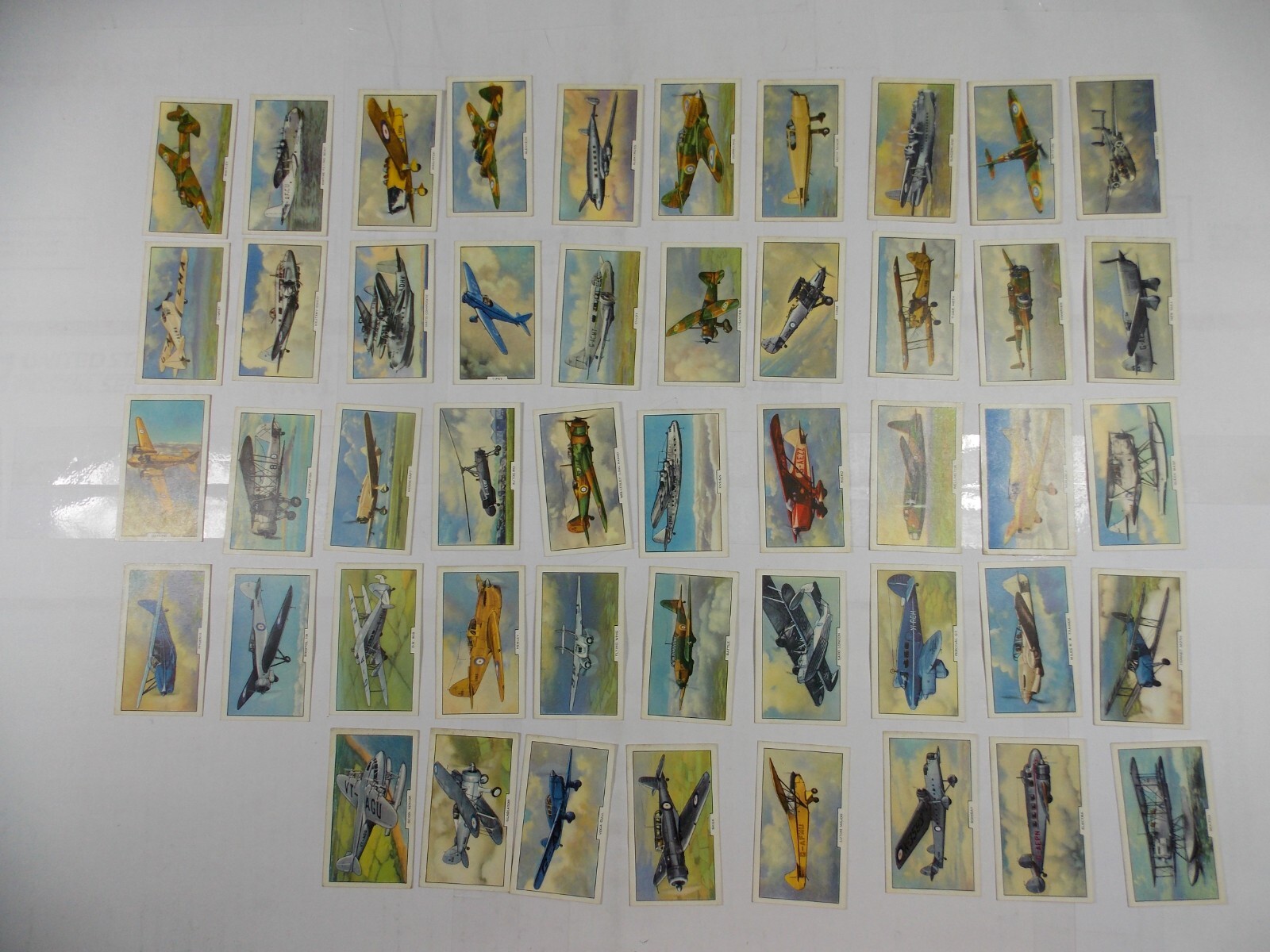 Gallaher Cigarette Cards Aeroplanes 1939 Complete set 48
