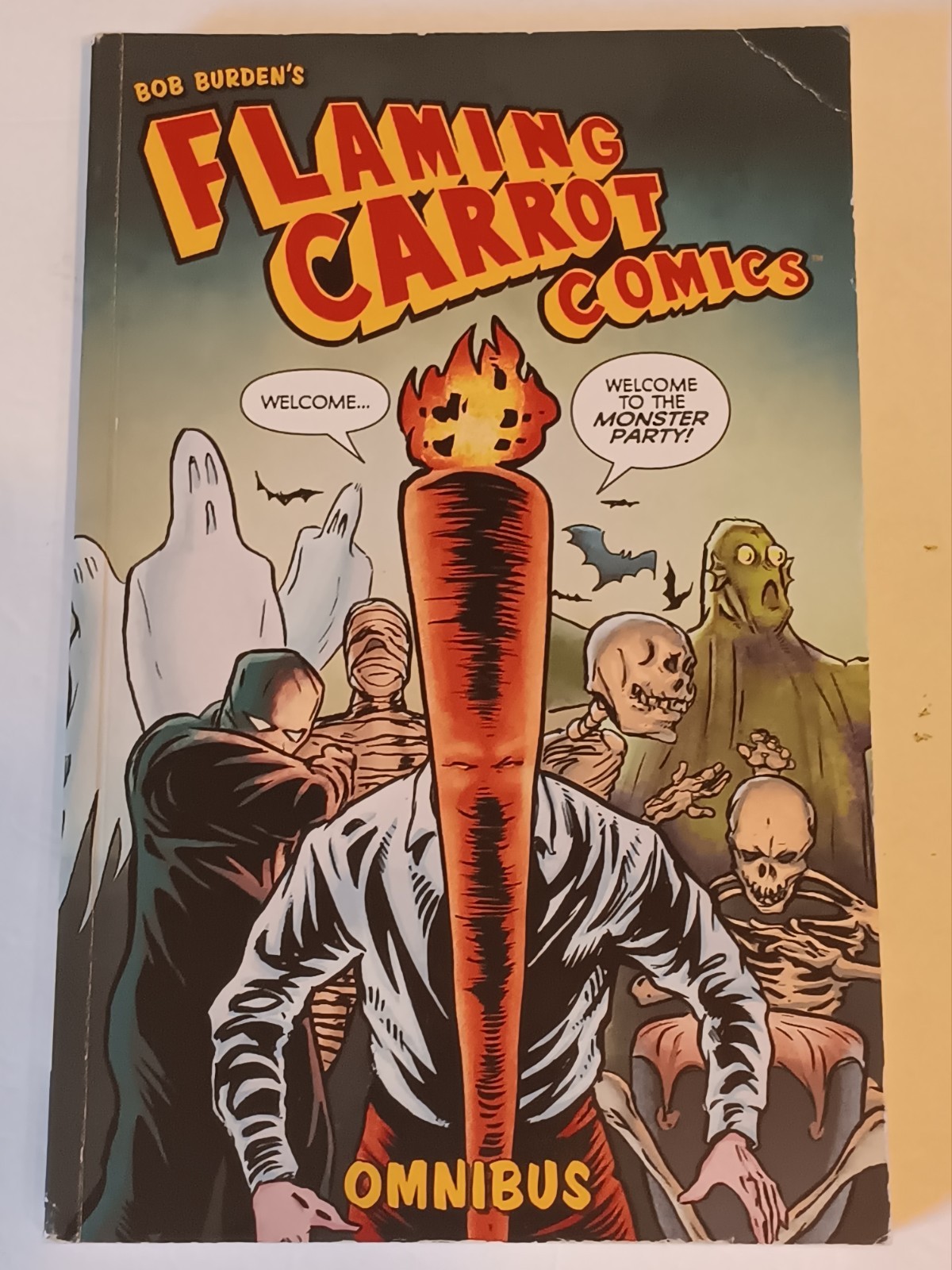 Flaming Carrot Omnibus Volume 1 Dark Horse Bob Burden TMNT 1st Edition, Printing