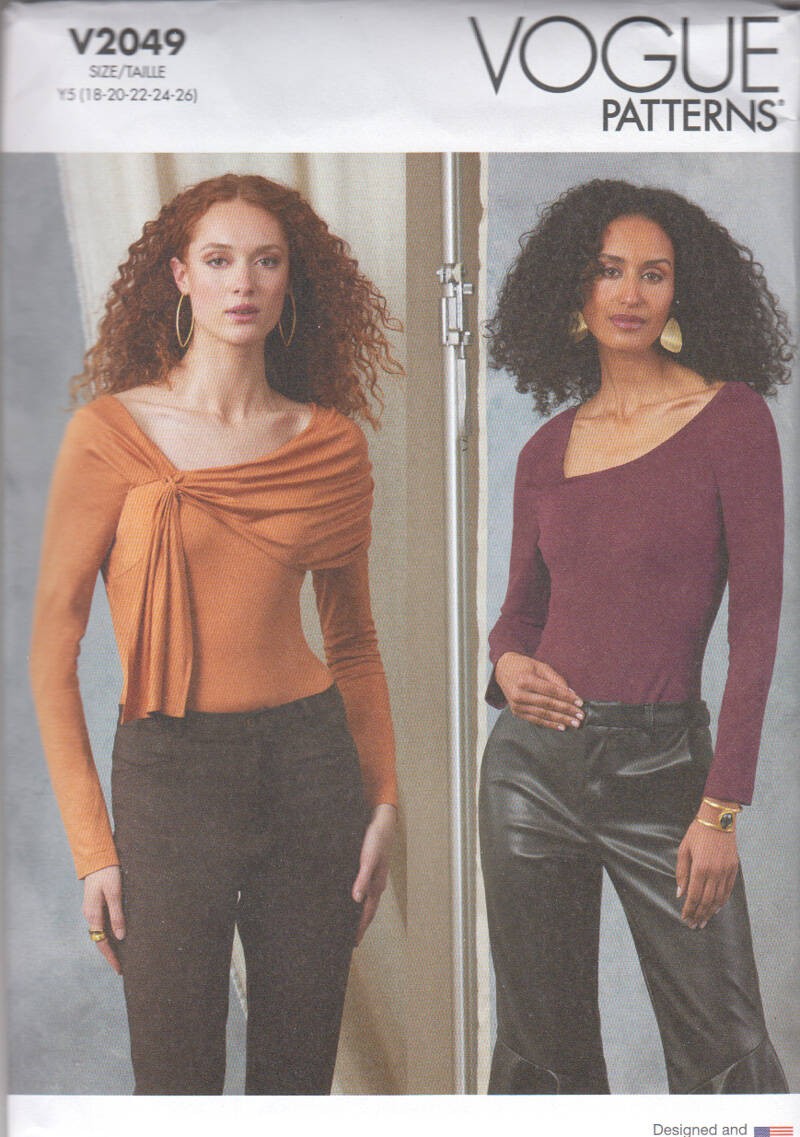 Sewing Pattern Vogue 2049  Misses' Bodysuits