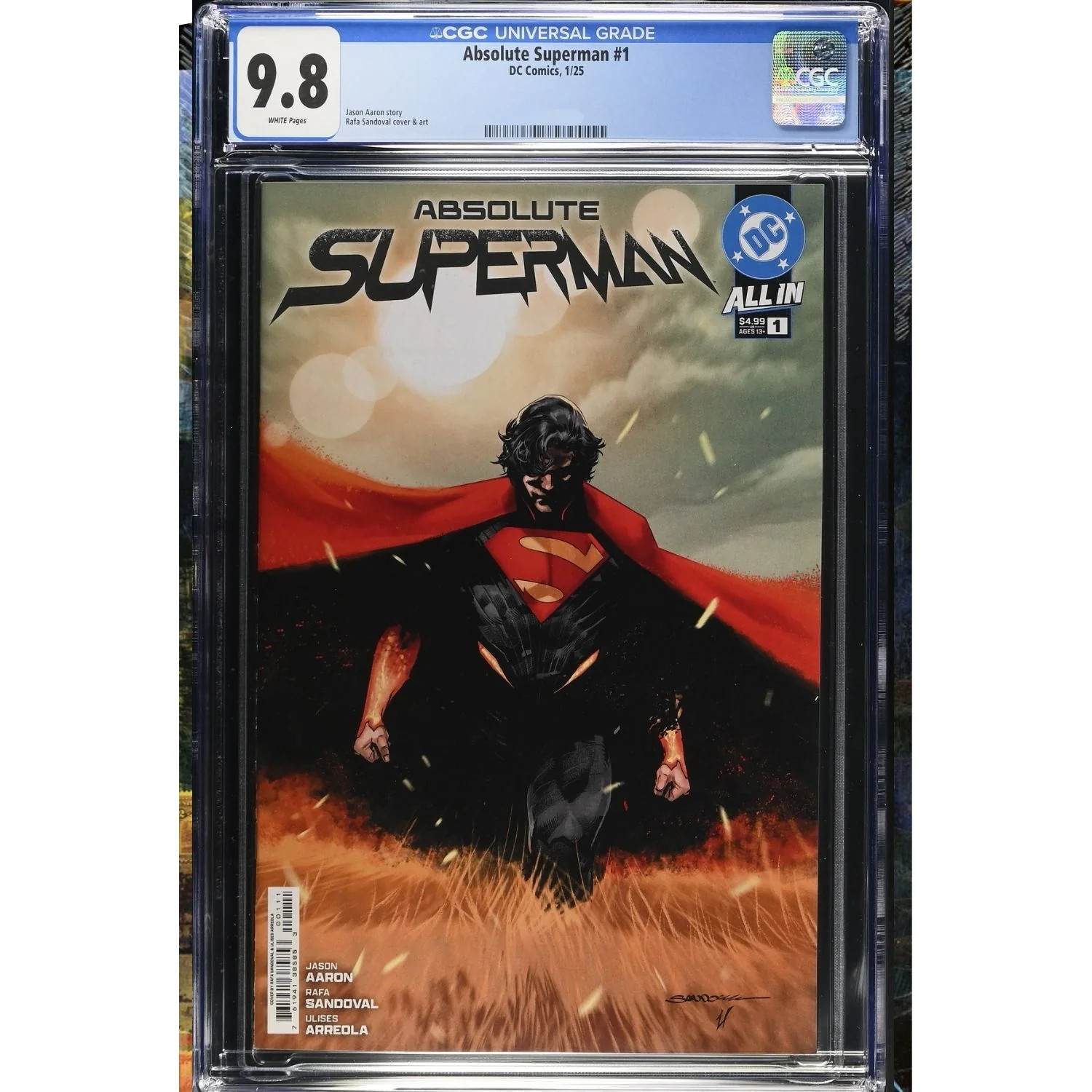 Absolute Superman: #1 [Rafa Sandoval CGCC 9.8 CVR A] 2025